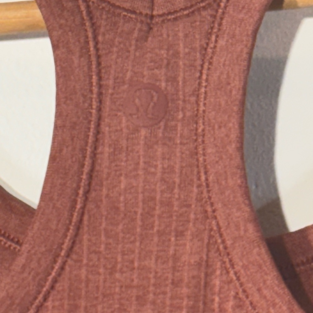 3 lululemon athletica Tank Tops in Burgundy, Brown, and Mint Size 6 - Picture 11 of 12